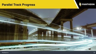 Pantheon.io 10
Parallel Track Progress
 