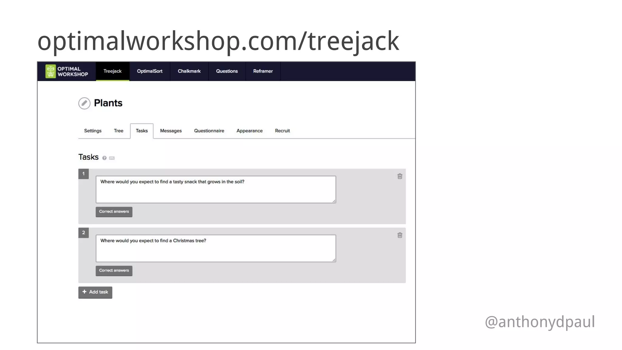 optimalworkshop.com/treejack
@anthonydpaul
 