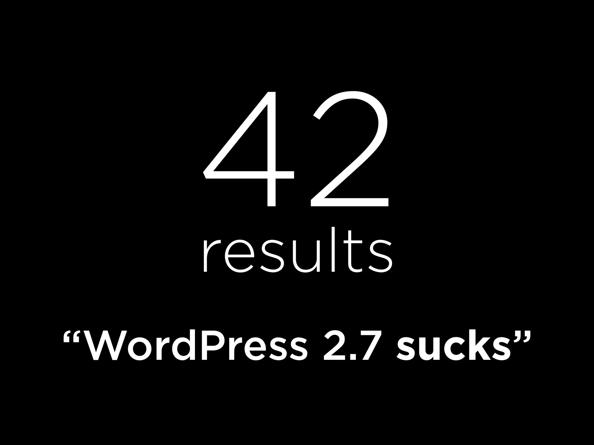 "State of the Word" at WordCamp Mid-Atlantic, by Mark Jaquith
