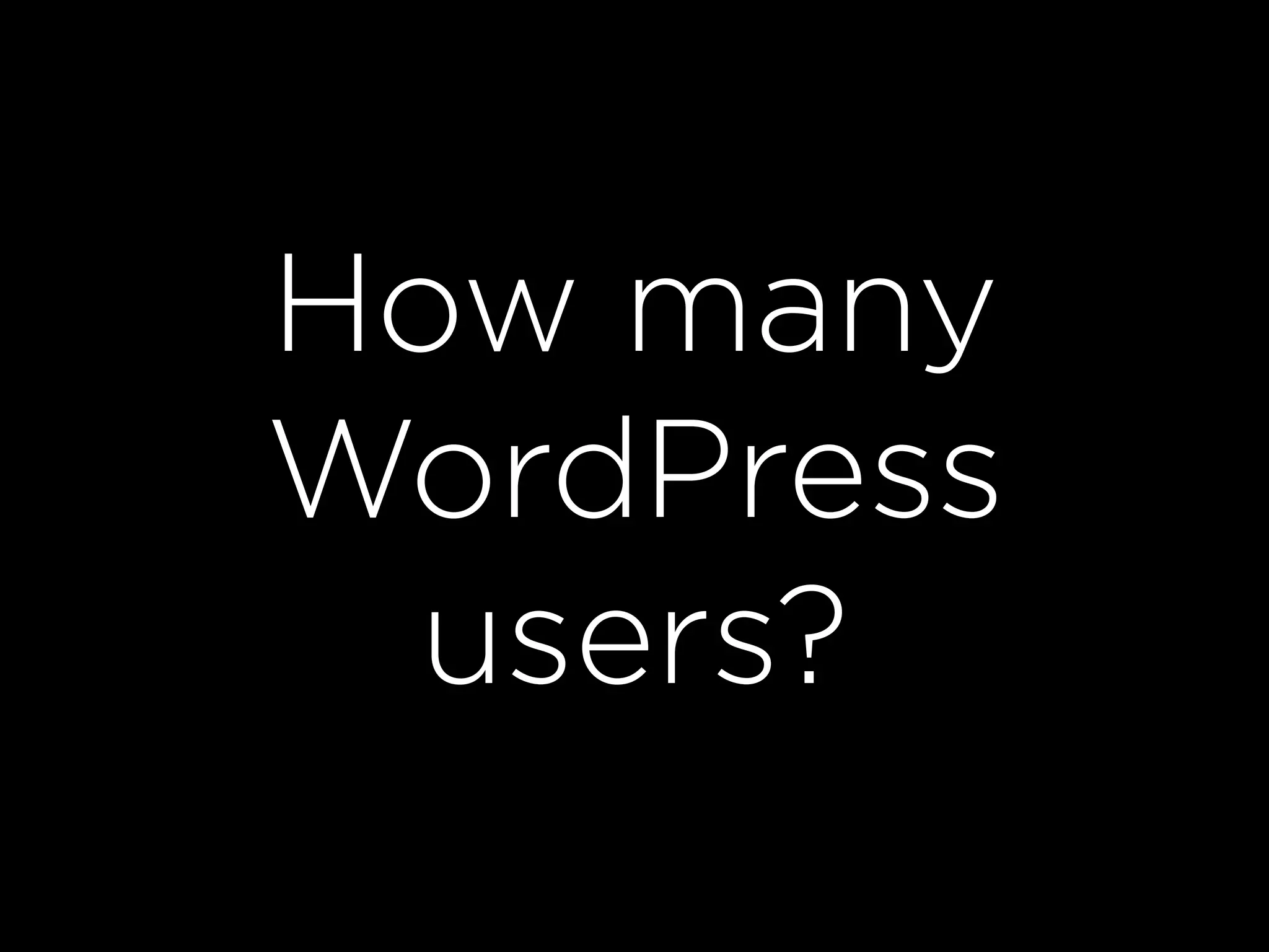 "State of the Word" at WordCamp Mid-Atlantic, by Mark Jaquith