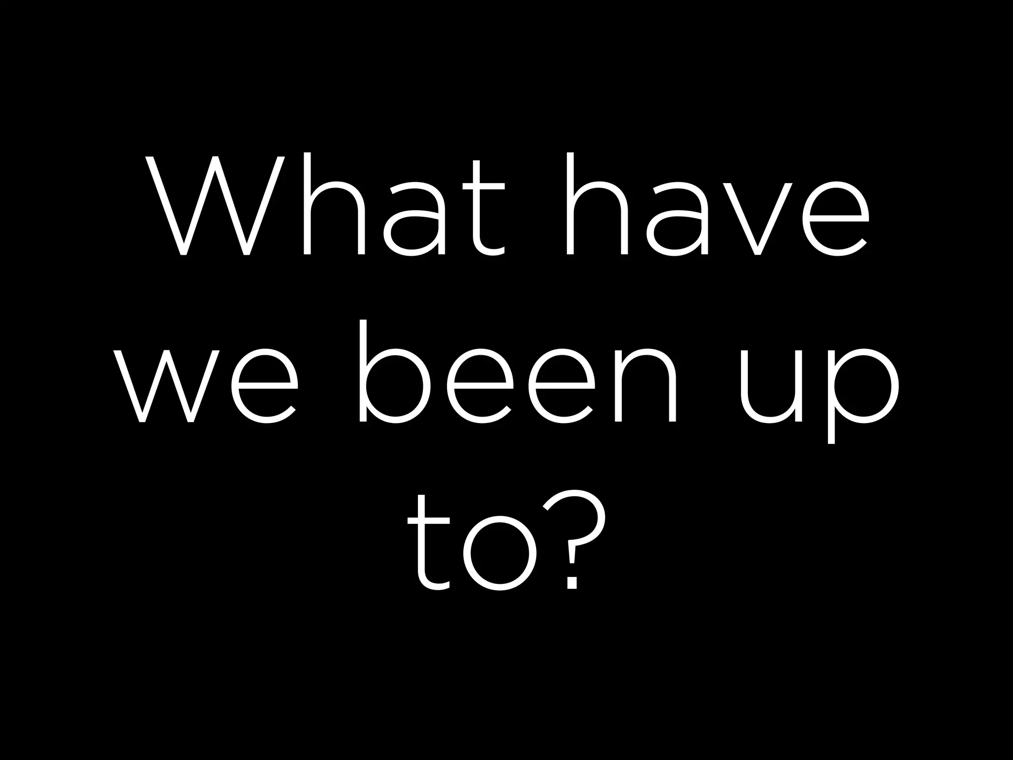 "State of the Word" at WordCamp Mid-Atlantic, by Mark Jaquith