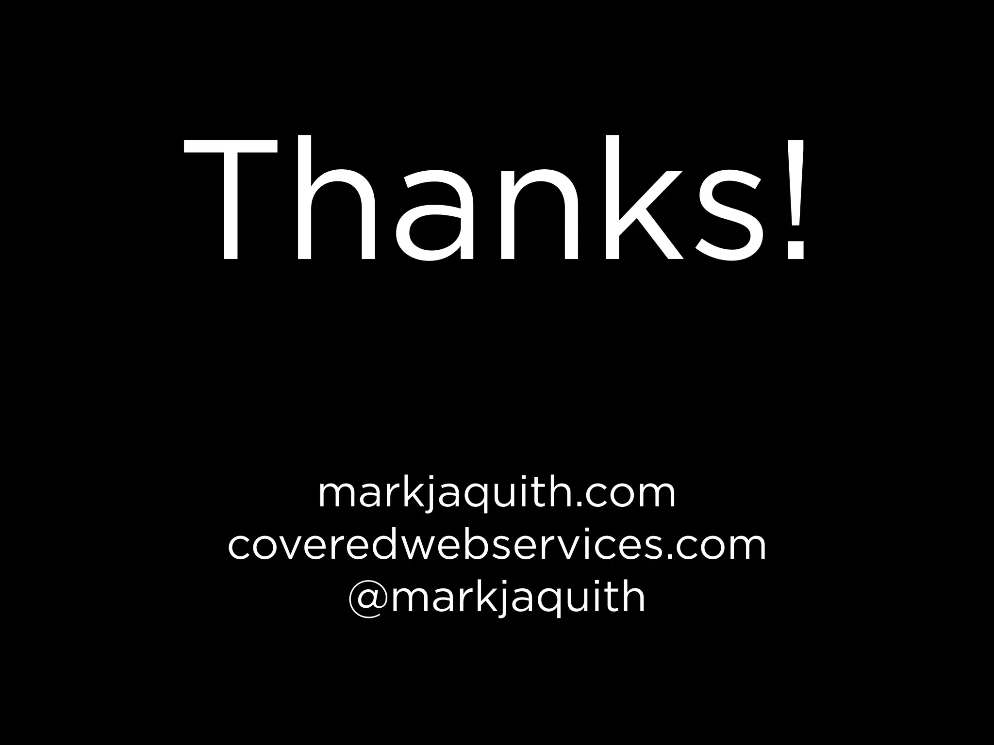 "State of the Word" at WordCamp Mid-Atlantic, by Mark Jaquith