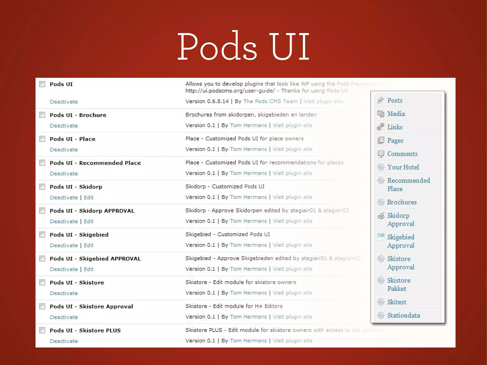 Pods UIPods UI
 