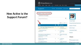 #wcoc@christinahills
How Active is the
Support Forum?
 