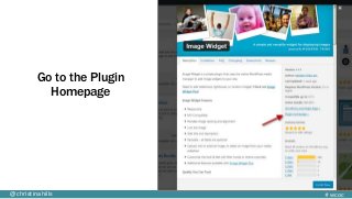 #wcoc@christinahills
Go to the Plugin
Homepage
 
