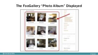 #wcoc@christinahills
The FooGallery “Photo Album” Displayed
 