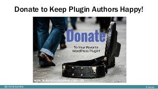 #wcoc@christinahills
Donate to Keep Plugin Authors Happy!
 