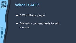 Fastest Way of Creating Gutenberg Blocks - WordCamp Rochester | PPTX