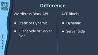 Fastest Way of Creating Gutenberg Blocks - WordCamp Rochester | PPTX