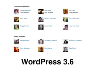 WordPress 3.6 
 