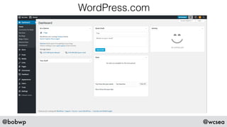 @bobwp @wcsea
WordPress.com
 