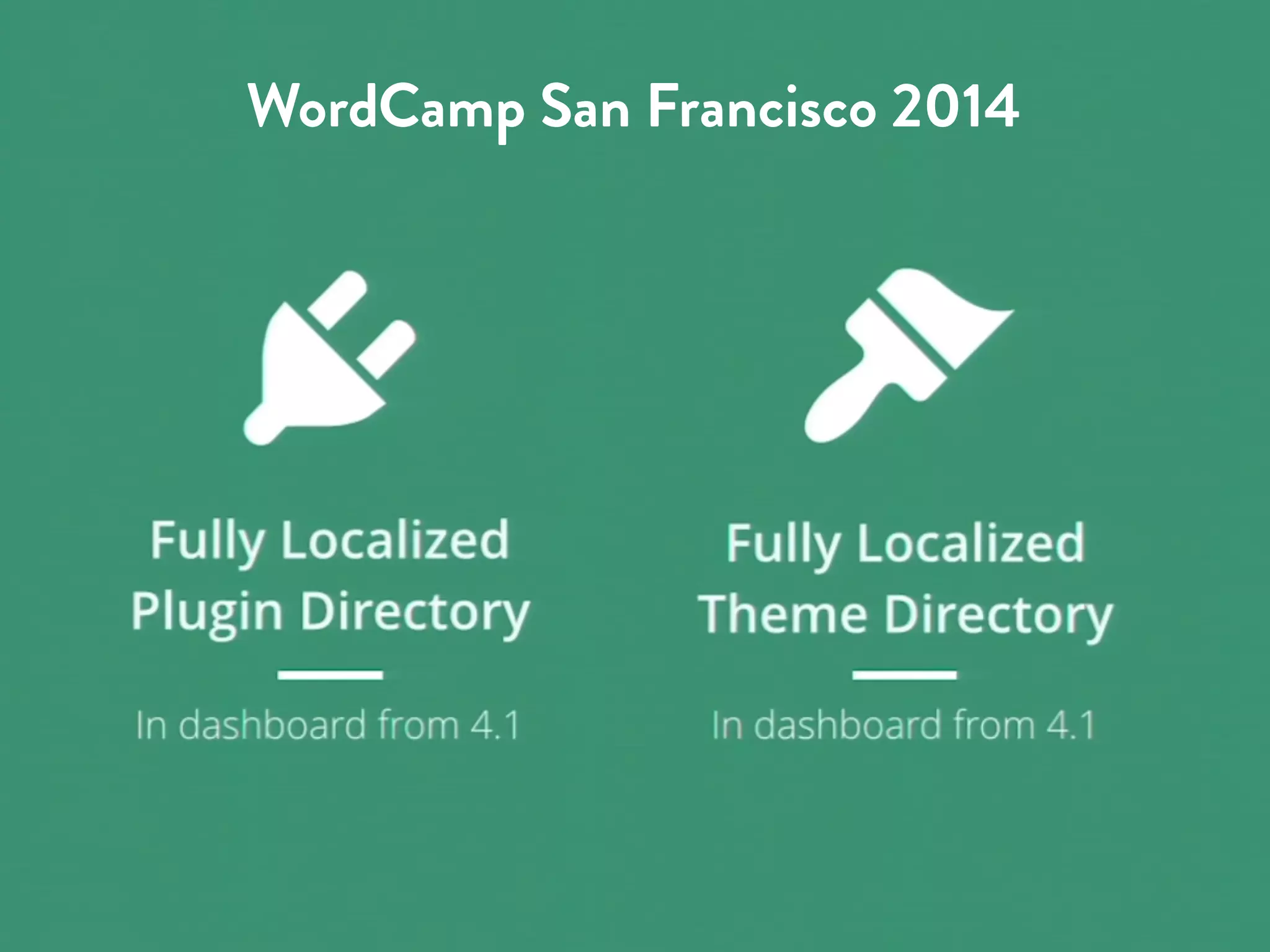 WordCamp San Francisco 2014 
 