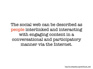 Your Blog is Your Social Network