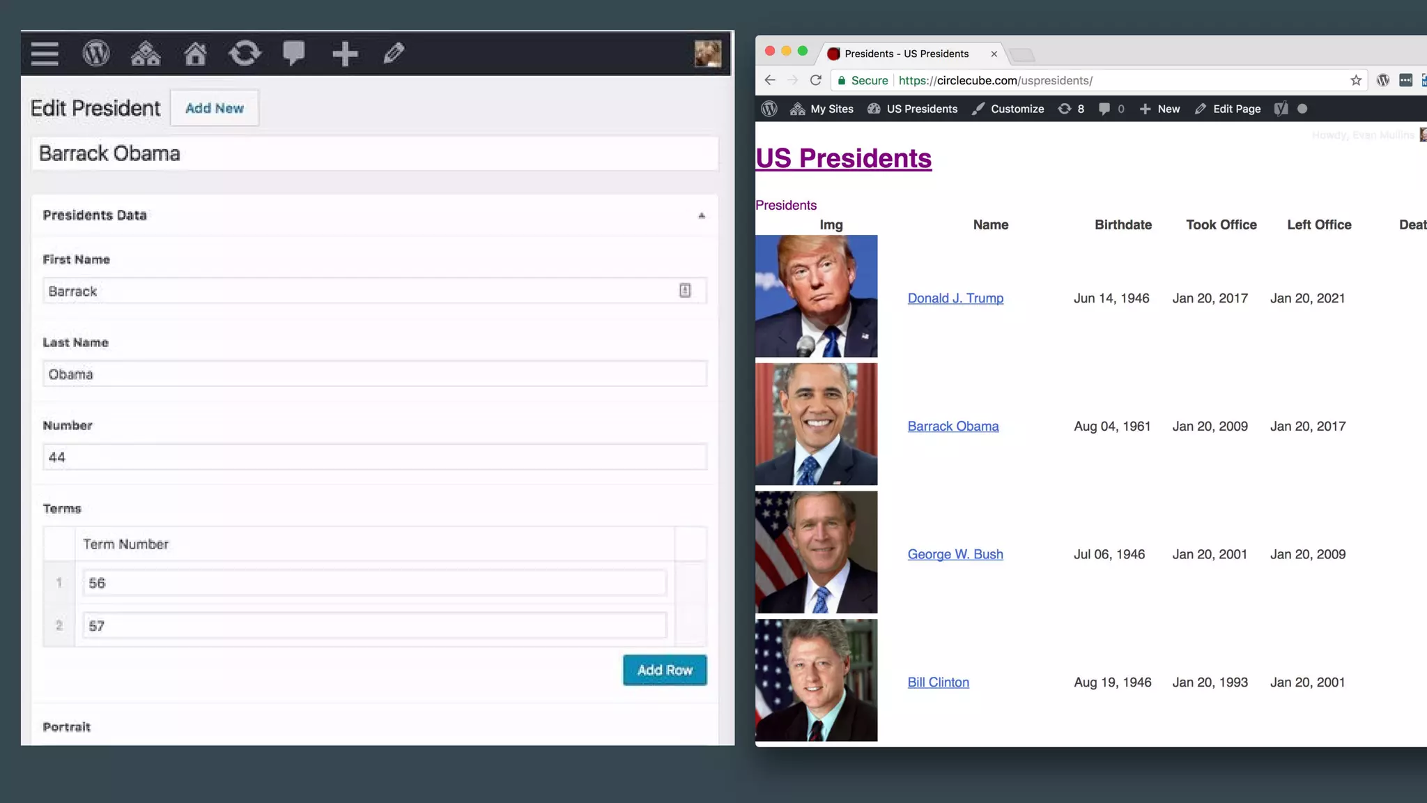 US Presidential Mobile App
 