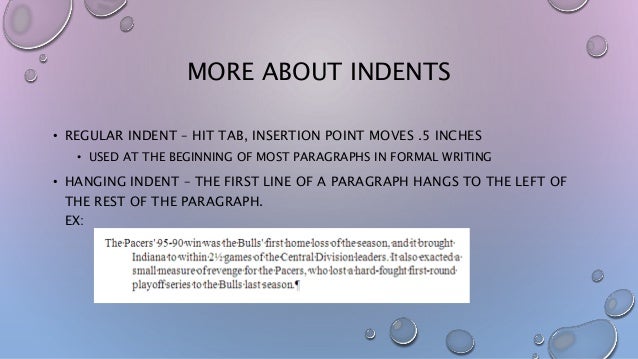 The first line of each entry begins at the left margin image