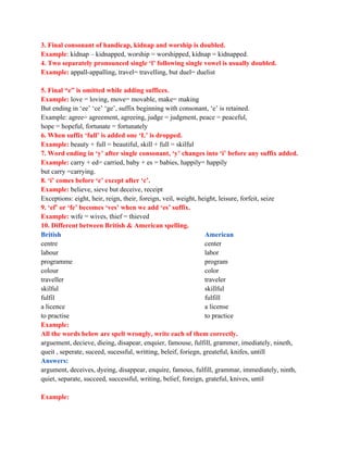 Link English - Word classes (NEB) | PDF