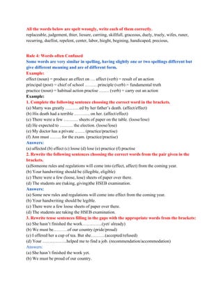 Habitual Word Example Link English - Word classes (NEB) | PDF