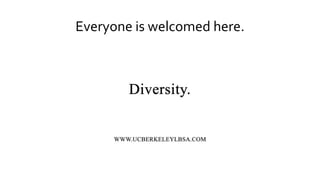 Everyone is welcomed here.
 