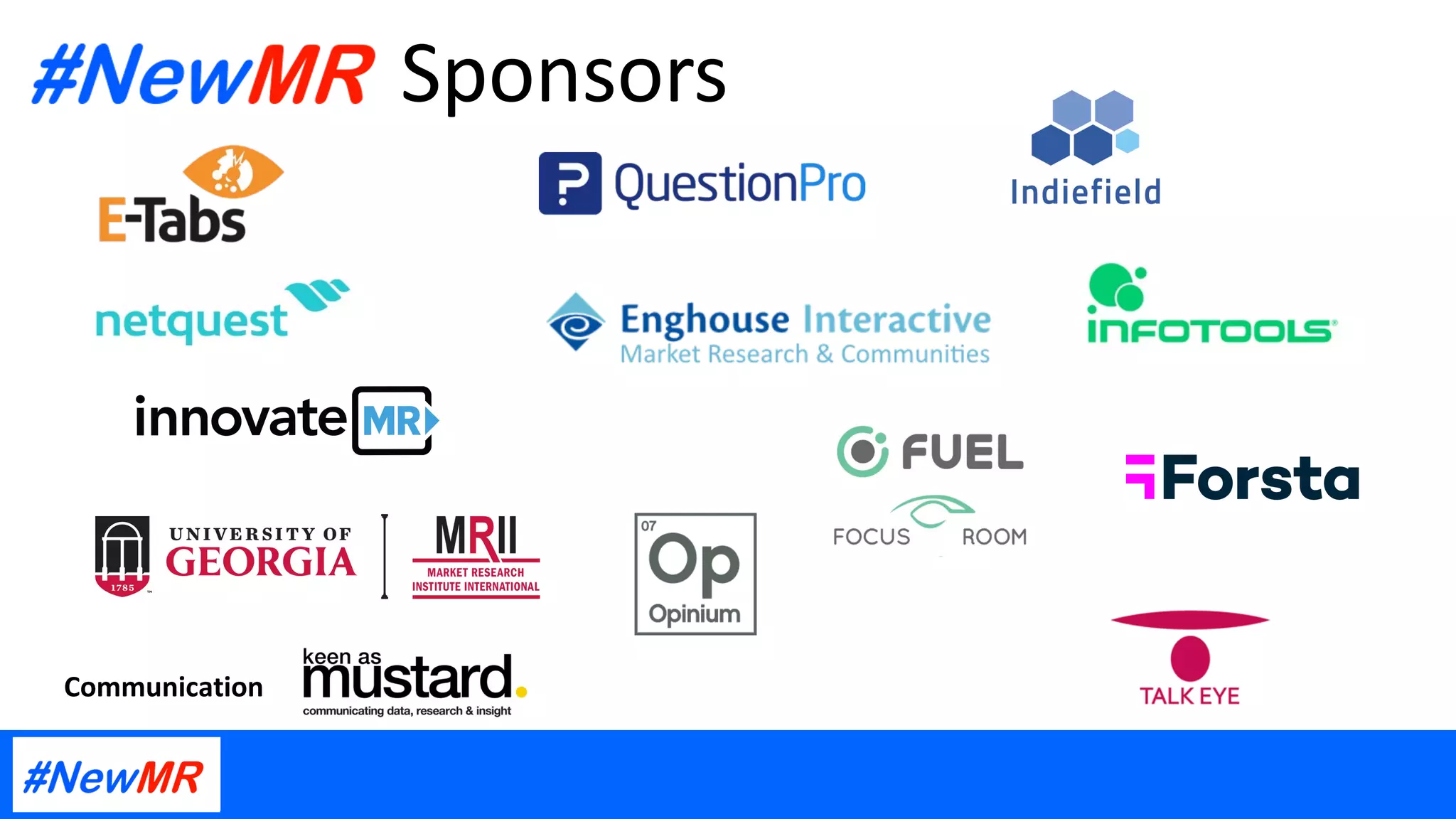 Sponsors
Communication
 