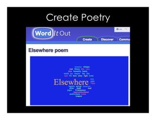 Create Poetry
 