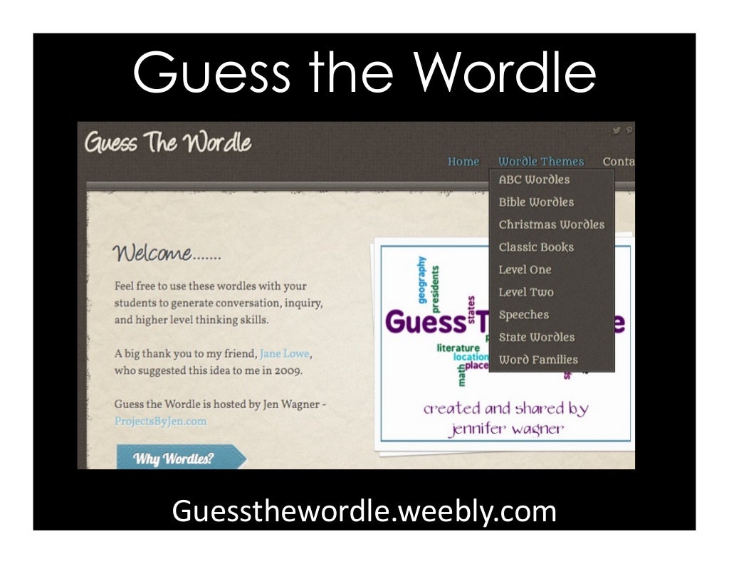 Guess the Wordle Guessthewordle.weebly.com