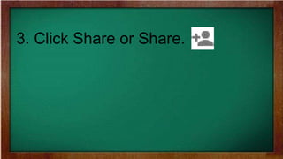 3. Click Share or Share.
 