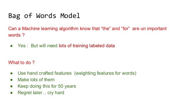 Word Embeddings Why The Hype