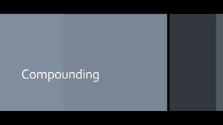 Compounding
 