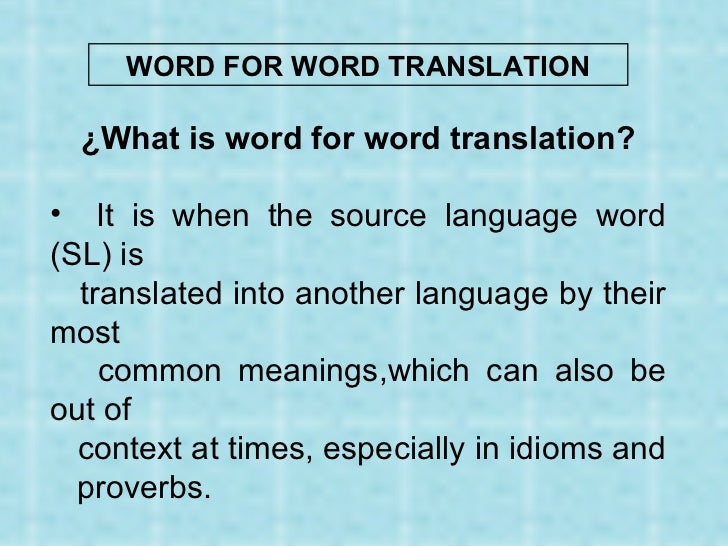Word for word_translation