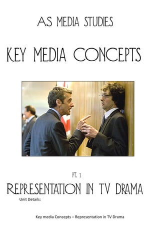 Unit Details:



         Key media Concepts – Representation in TV Drama
 
