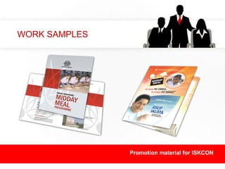 WORK SAMPLES Promotion material for ISKCON 