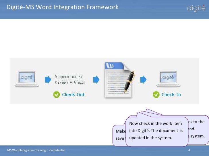 Digite - MS Word Integration