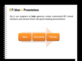 What we do for the Events & Activation people 