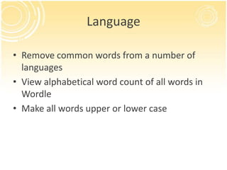 Spreadwords ‘’everywhichway’’