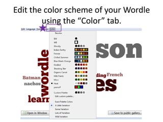 Wordle Color Tile Examples Wordle! | PPT | Free Download