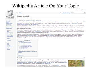 Wikipedia Article On Your Topic
 