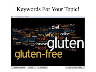 Keywords For Your Topic!