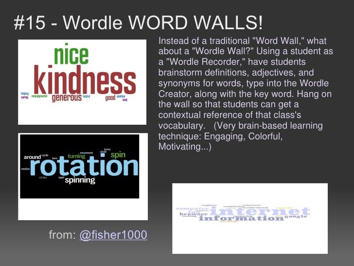 Wordle ideas