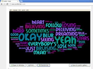 Wordle inside cd cover options