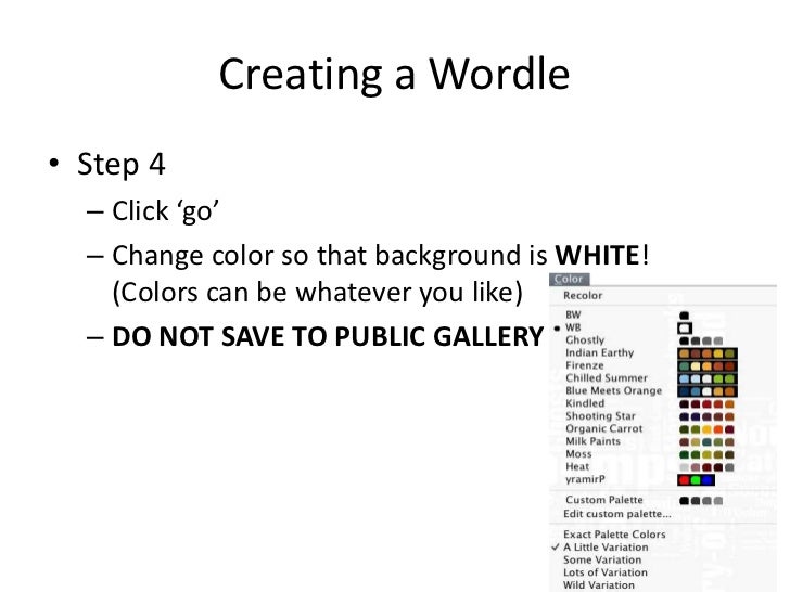 How to make a Wordle (Infante)