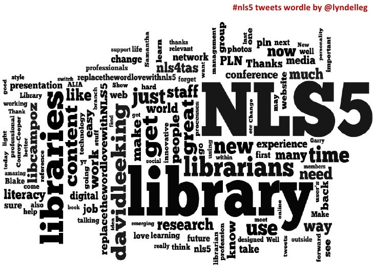 Wordle nls5 2011 tweets