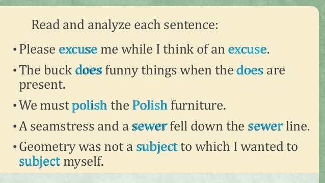 Word play