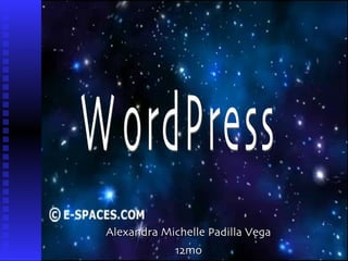 Alexandra Michelle Padilla Vega 12mo WordPress 