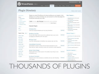 THOUSANDS OF PLUGINS
 