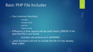 PHP 2 | PPTX