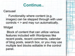 Web page content that does not change with database updates, or portions of a page that are fixed in a template. 