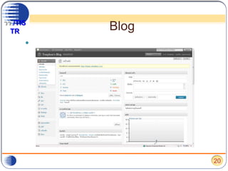 วิธีบริหารจัดการ Blog ระบบจะแสดงผลดังนี้20