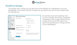 Wordpress 101 - The Basics by Jack Davenport | PDF