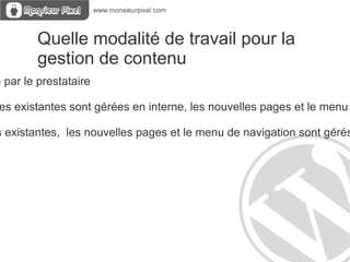 Ajoute une entrée spécifique dans le menu : 