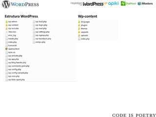 Estrutura WordPress   Wp-content
 